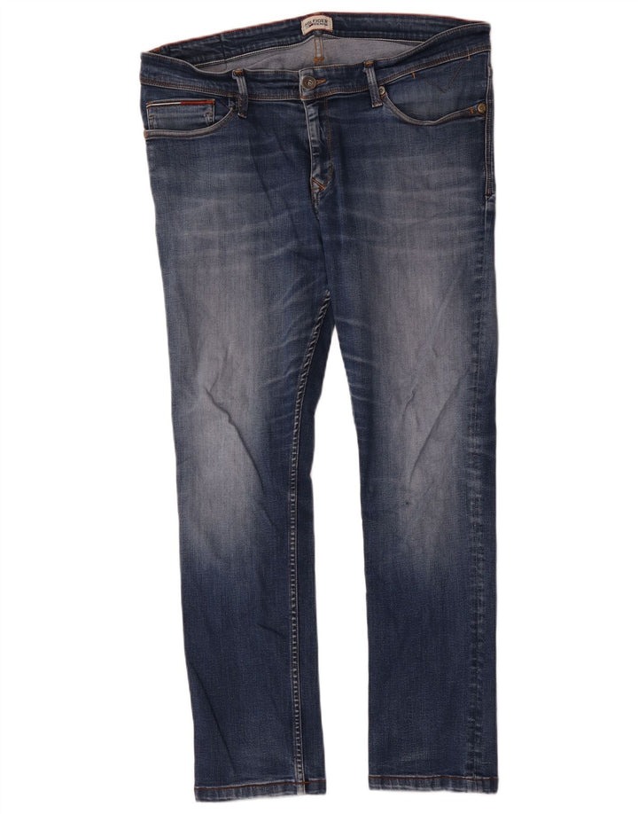 Мужские узкие джинсы Tommy Hilfiger W38 L30 синие, хлопок