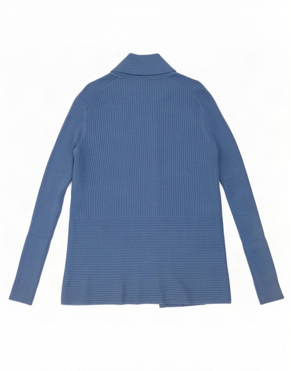 Женский открытый кардиган John Lewis UK 12, средний синий вискоза