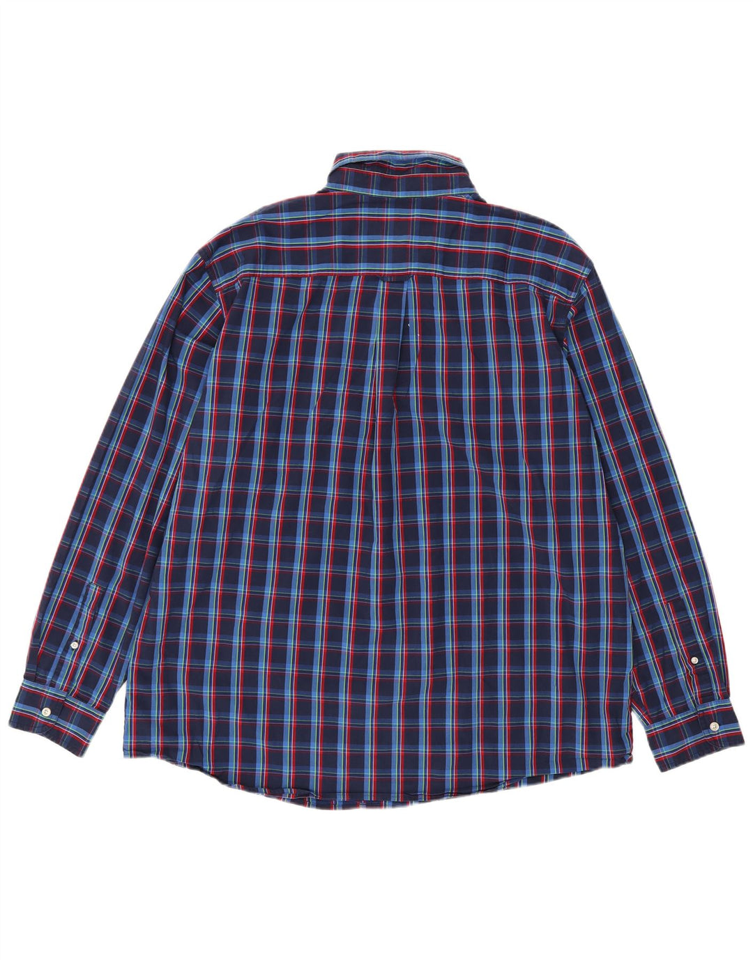 Мужская рубашка Chaps 2XL, темно-синяя клетка, хлопок