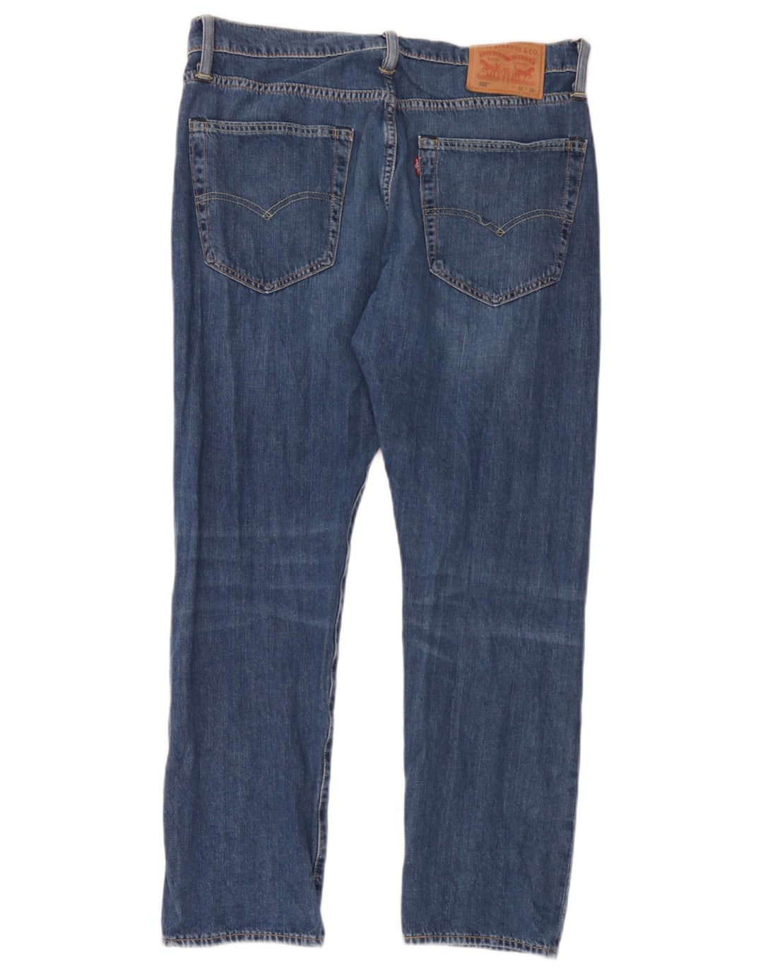 Мужские зауженные джинсы Levi's 502 W32 L30 синие, хлопок