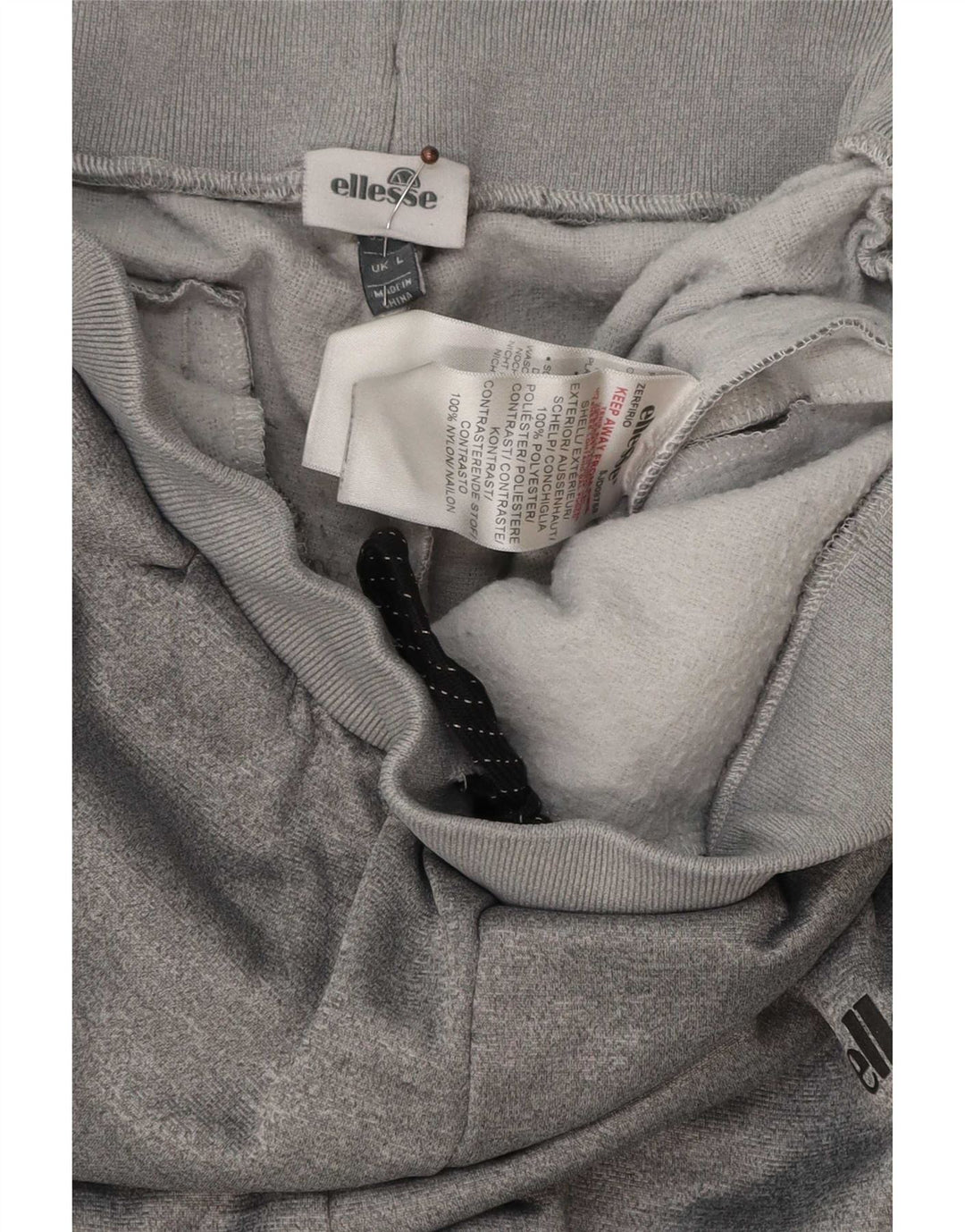 Мужские спортивные брюки Ellesse, джоггеры, большие серые крапинки, полиэстер