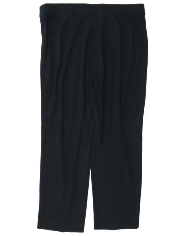 Женские прямые повседневные брюки Marks & Spencer UK 18 XL W38 L27 Темно-синие