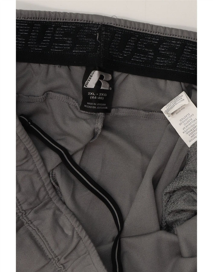 RUSSELL ATHLETIC Мужские спортивные брюки 2XL Серый полиэстер