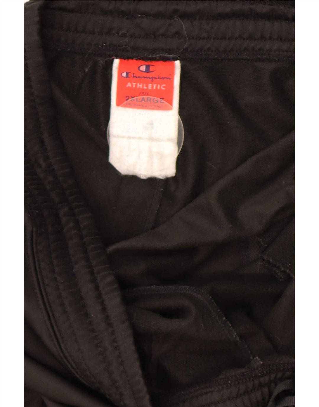 Мужские спортивные брюки Champion, джоггеры, 2XL, черный полиэстер