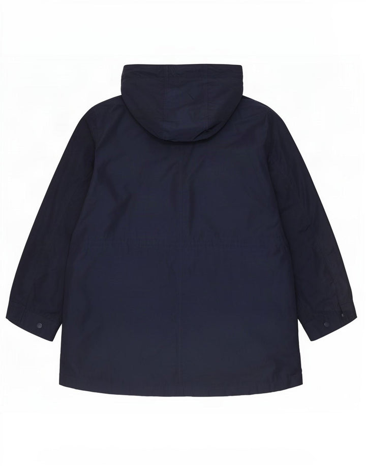 Женская парка с капюшоном Marks & Spencer UK 20 2XL Темно-синий полиэстер