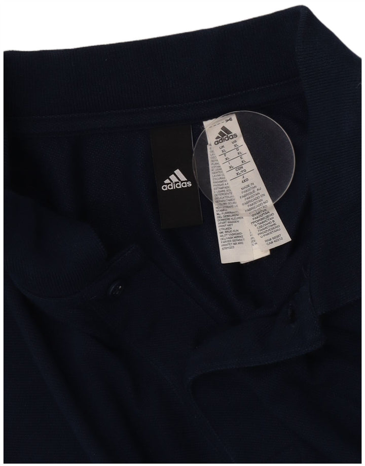 Мужская рубашка-поло Adidas XL темно-синяя