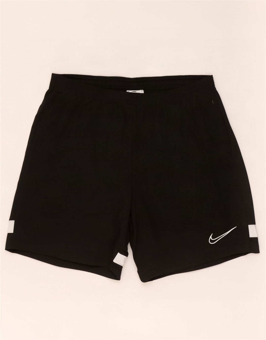 Мужские спортивные шорты Nike Dri Fit, большие черные полиэстер с цветными блоками
