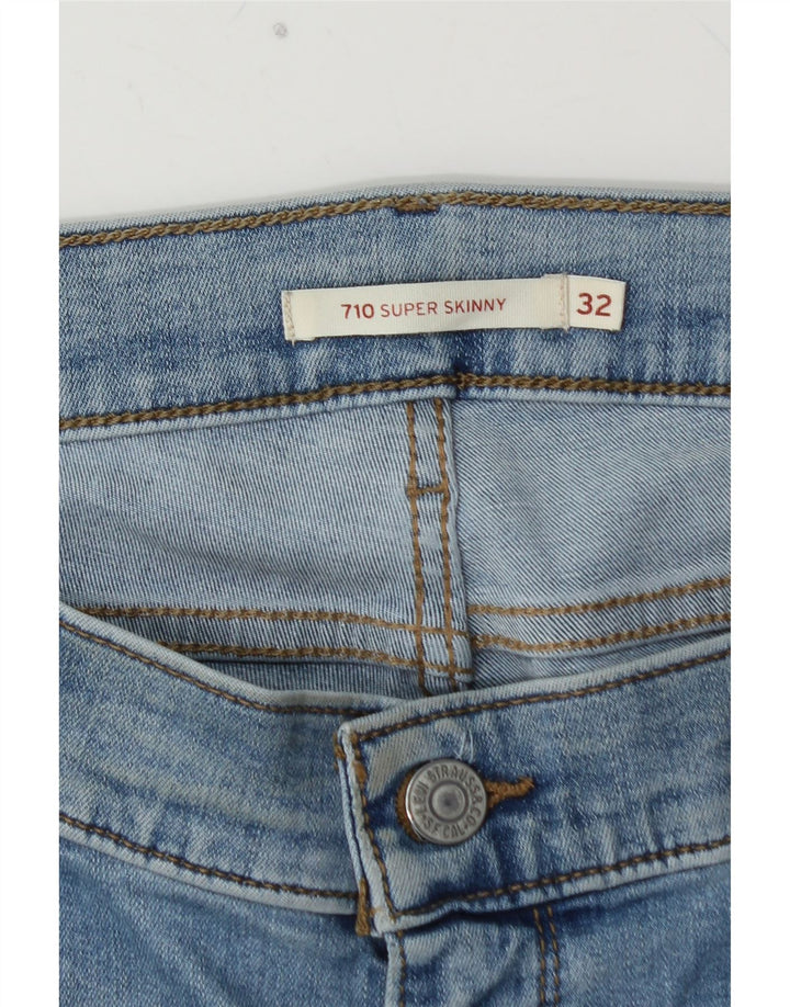 Женские джинсы LEVI'S 710 Super Skinny W32 L34 Синие, хлопок
