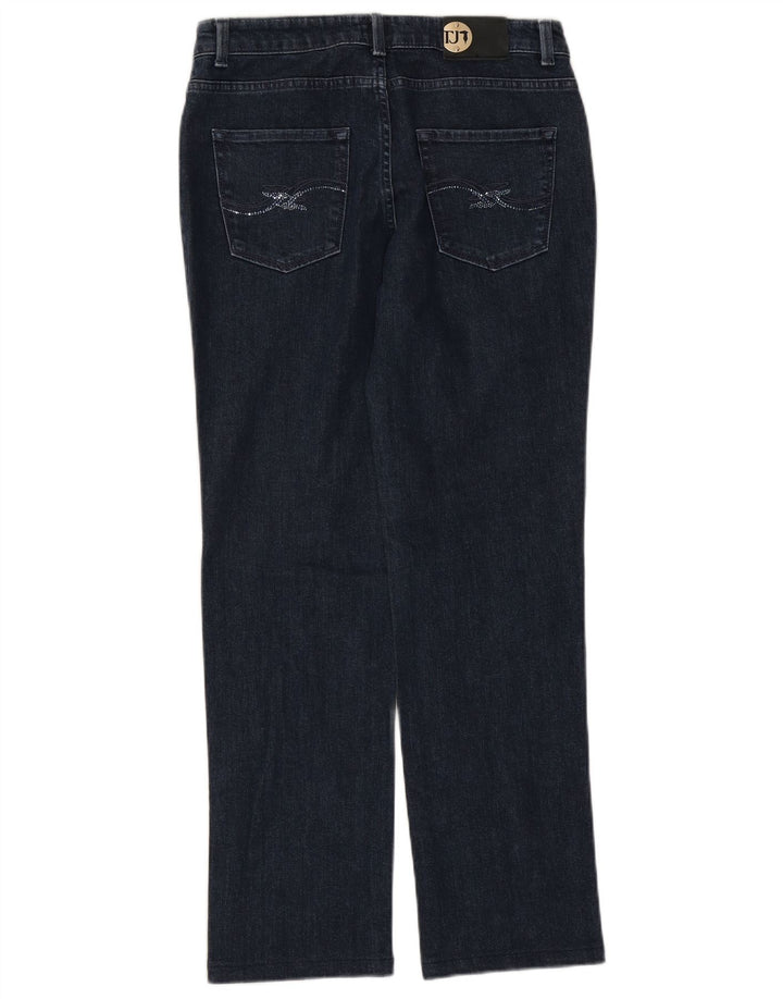 Женские прямые джинсы Trussardi W30 L30 синие, хлопок