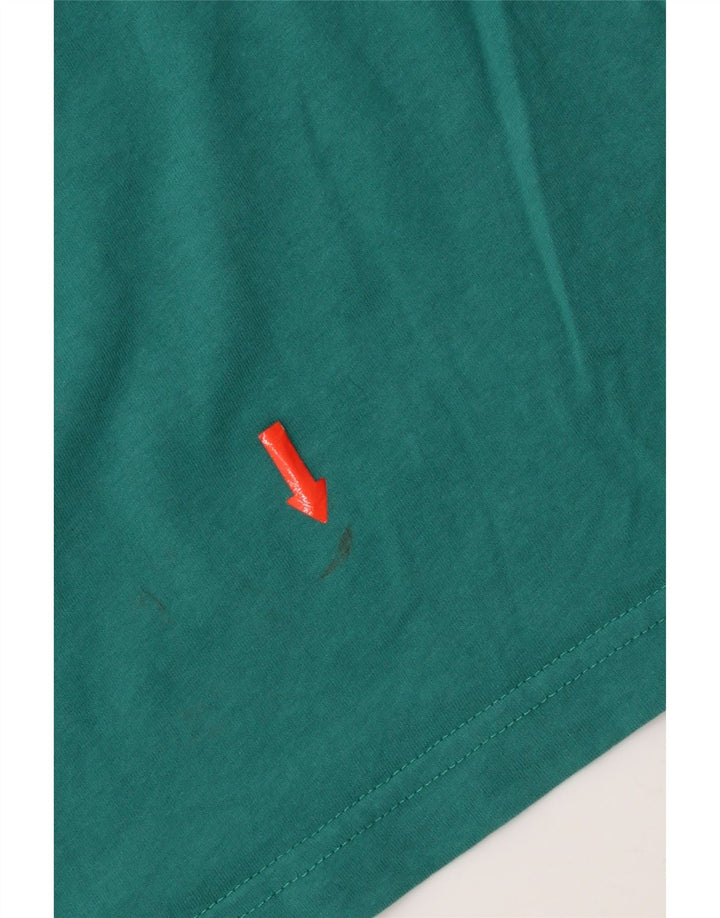 Crew Clothing Мужская футболка из хлопка среднего зеленого цвета