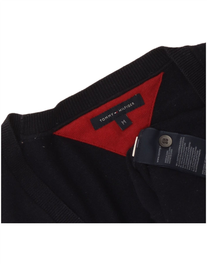 TOMMY HILFIGER Женский кардиган-свитер UK 12, средний темно-синий, хлопок