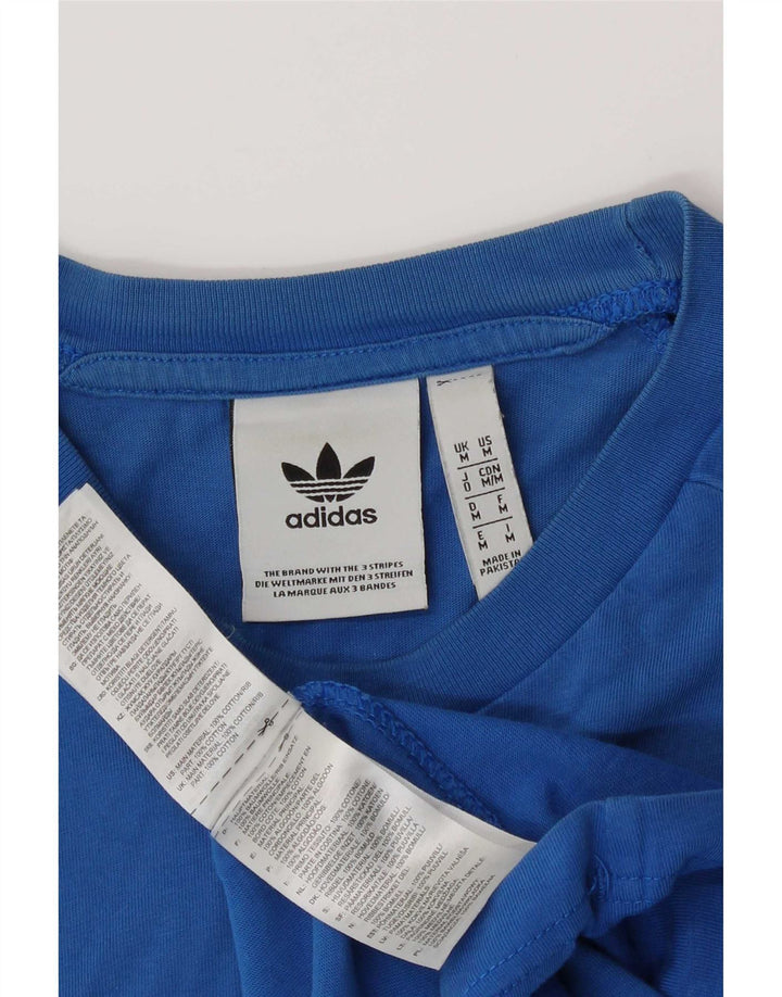 Мужская футболка Adidas Top Medium Blue Cotton