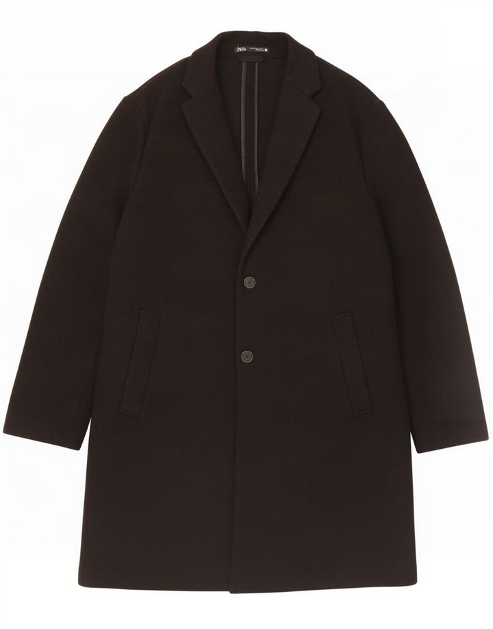 Мужское пальто Zara UK 42 XL, черное