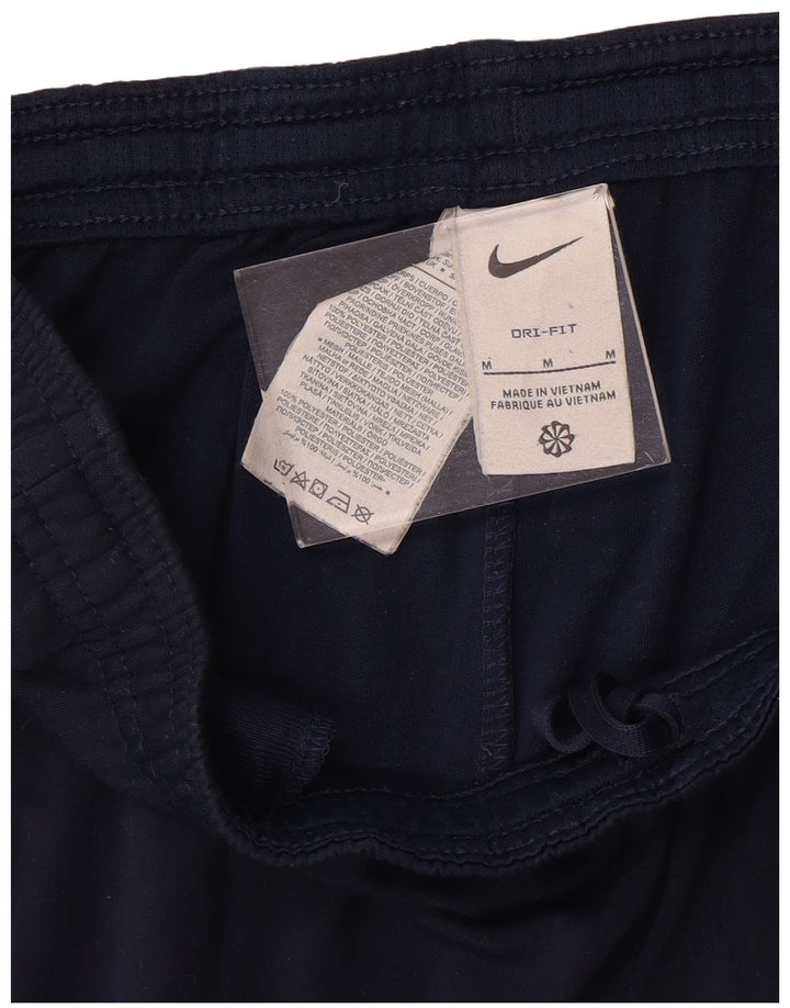 Мужские спортивные брюки Nike Dri Fit среднего размера, темно-синие, полиэстер