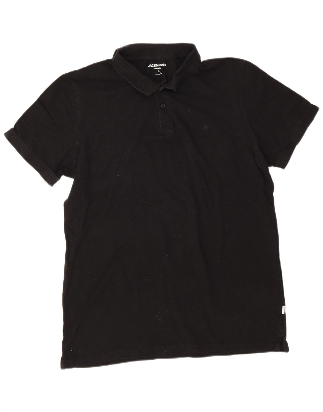 Мужская рубашка поло Jack & Jones, большая черная, хлопок