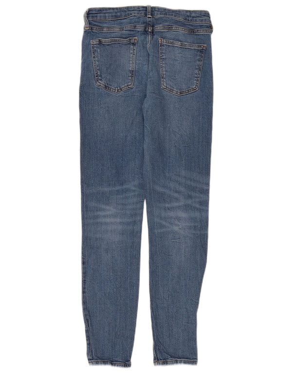 Женские джинсы скинни Zara EU 38, маленькие W28 L30, синие, хлопок