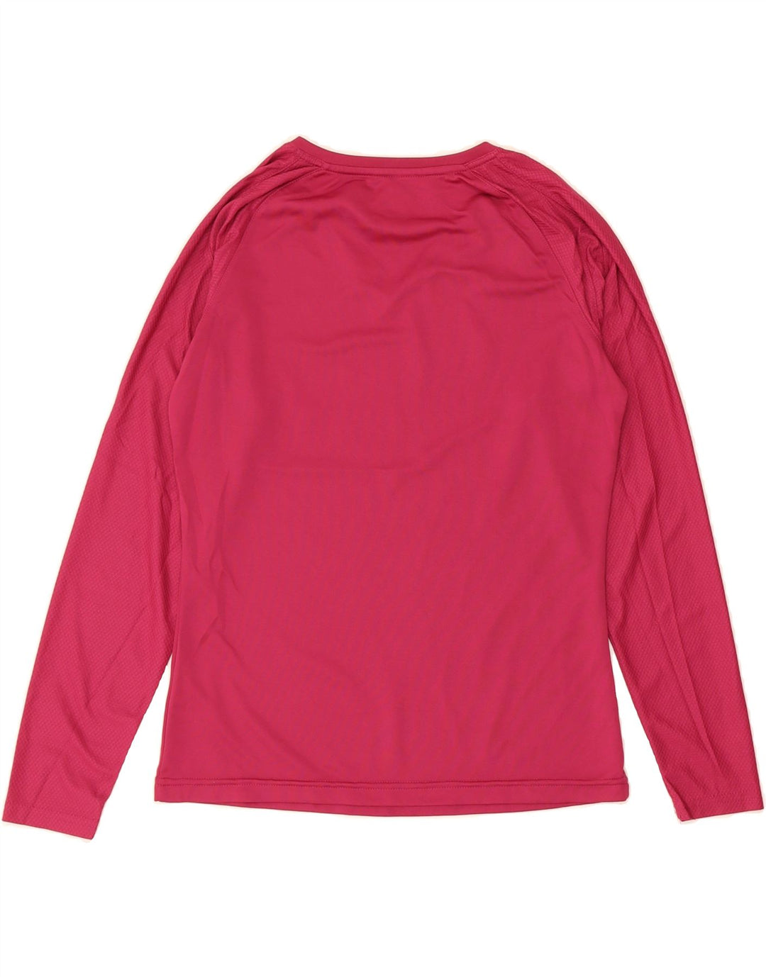 RUSSELL ATHLETIC Womens Top Long Sleeve UK 12 Medium Pink Polyester Vintage Russell Athletic and Second-Hand Russell Athletic from Messina Hembry 