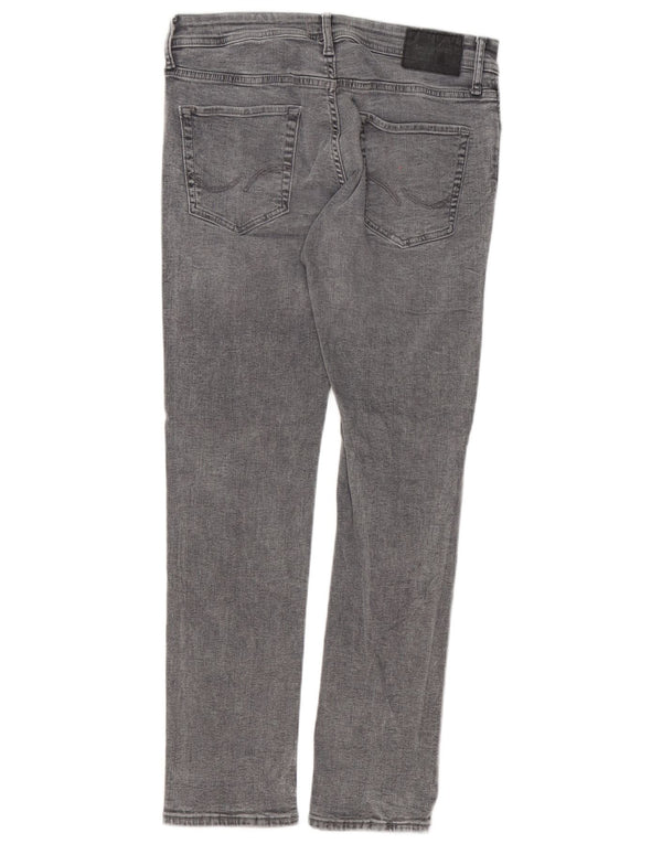 Мужские узкие джинсы Jack & Jones GLENN W30 L30, серый хлопок