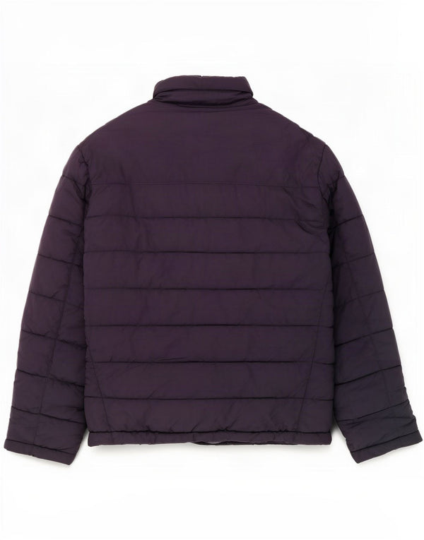 Мужская стеганая куртка с капюшоном Zara UK 42 XL темно-синяя