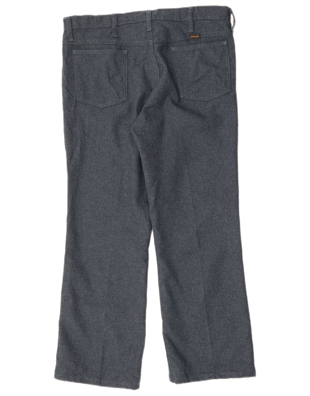 Мужские прямые повседневные брюки WRANGLER W36 L29 темно-синего цвета из полиэстера