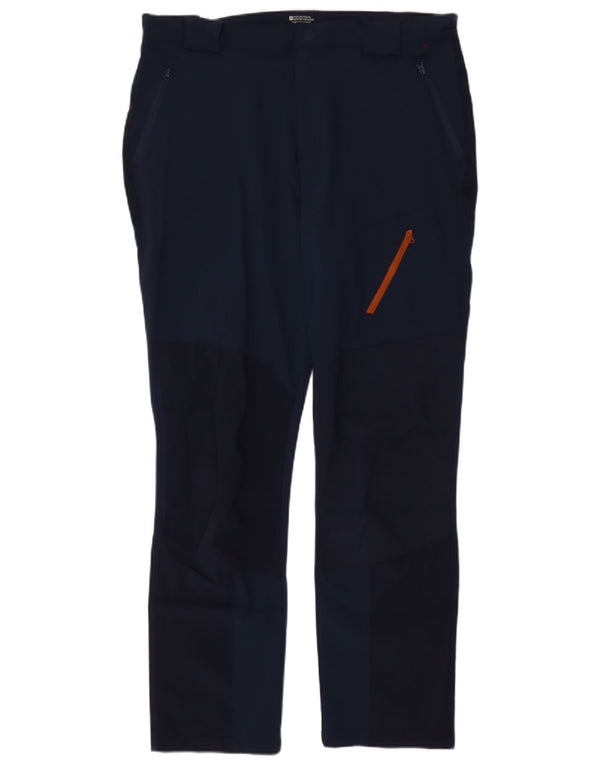 Мужские брюки-ветровки Mountain Warehouse W38 L30 Темно-синие с цветными блоками