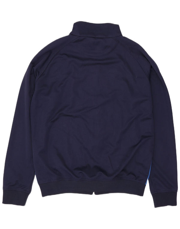 Мужской спортивный костюм Kappa, верхняя куртка 2XL, темно-синий, полиэстер с цветными блоками