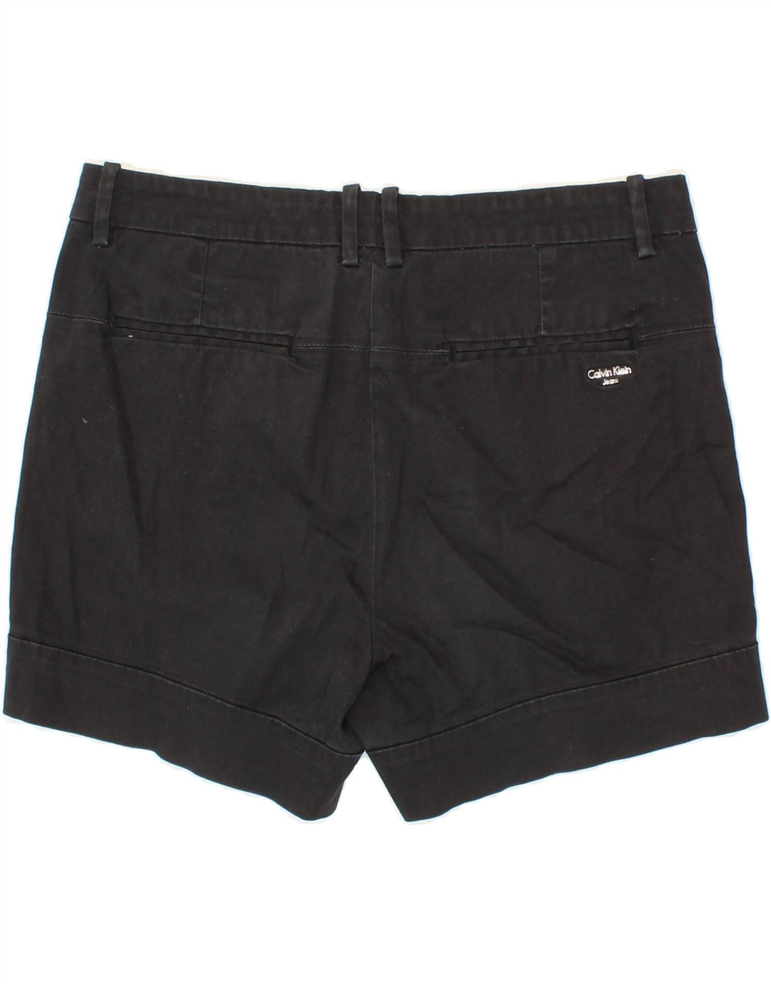 CALVIN KLEIN JEANS Womens Chino Shorts W32 Large Black Vintage Calvin Klein Jeans and Second-Hand Calvin Klein Jeans from Messina Hembry 