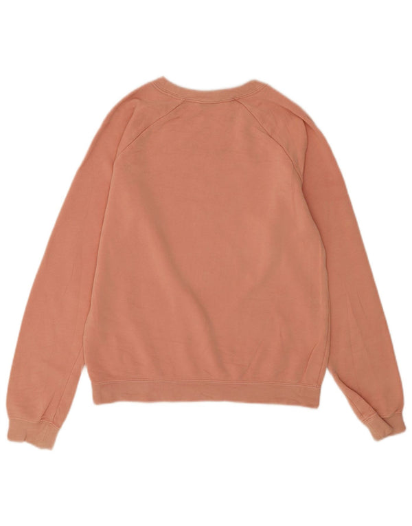 Женский джемпер большого размера с рисунком Nike UK 6 XS, розовый хлопок