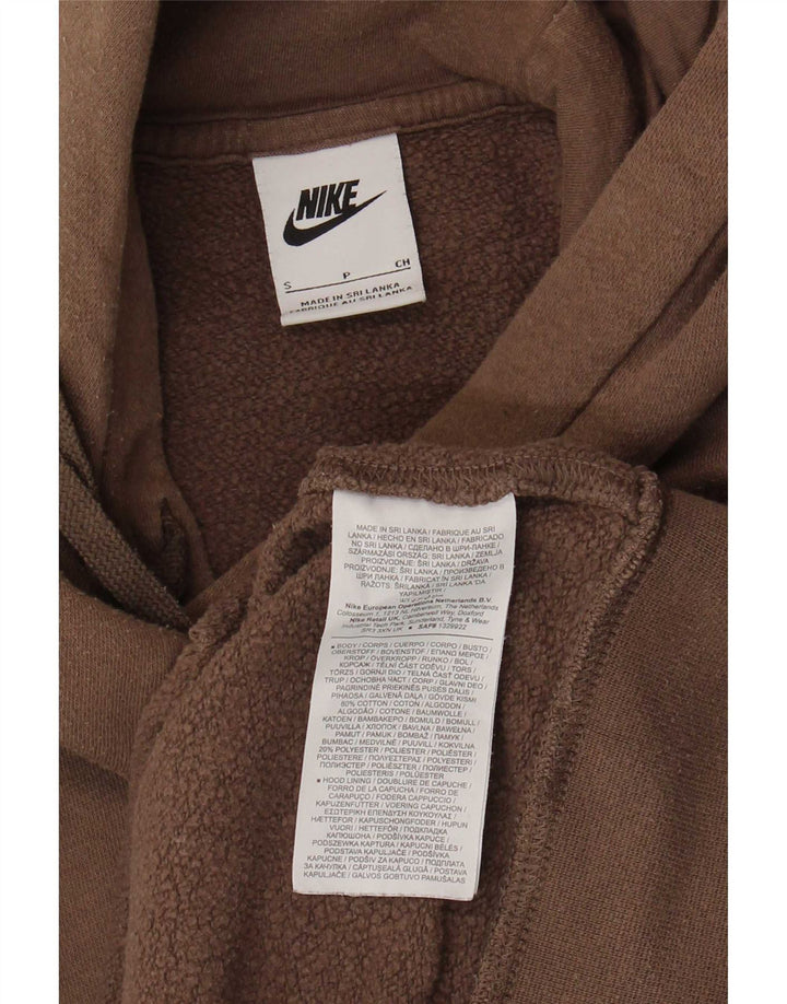 Мужской джемпер с капюшоном Nike, маленький бежевый, хлопок