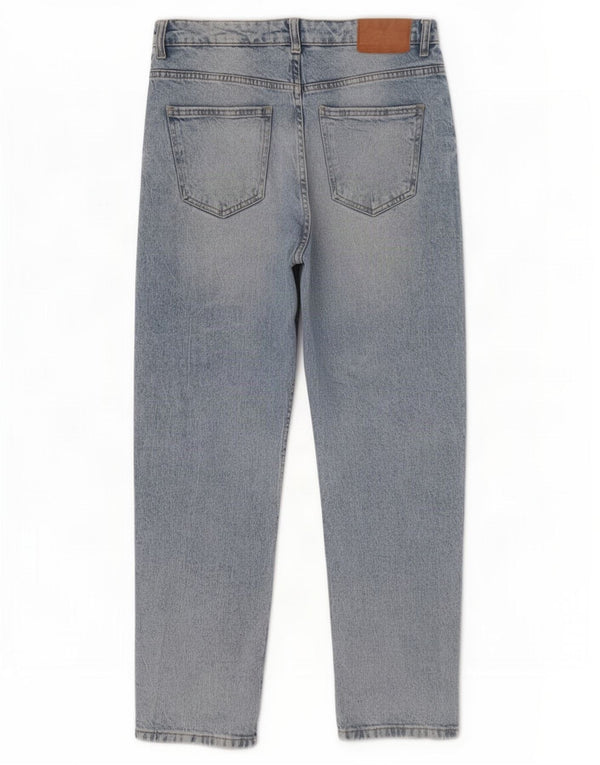 Женские зауженные джинсы Zara с высокой посадкой EU 40 Medium W30 L28 Синие