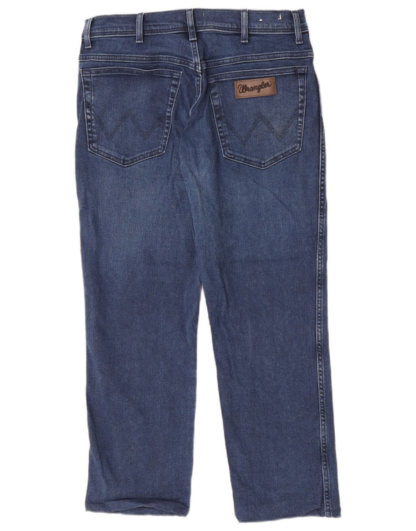 Мужские джинсы Wrangler Texas Slim W32 L26, темно-синий хлопок