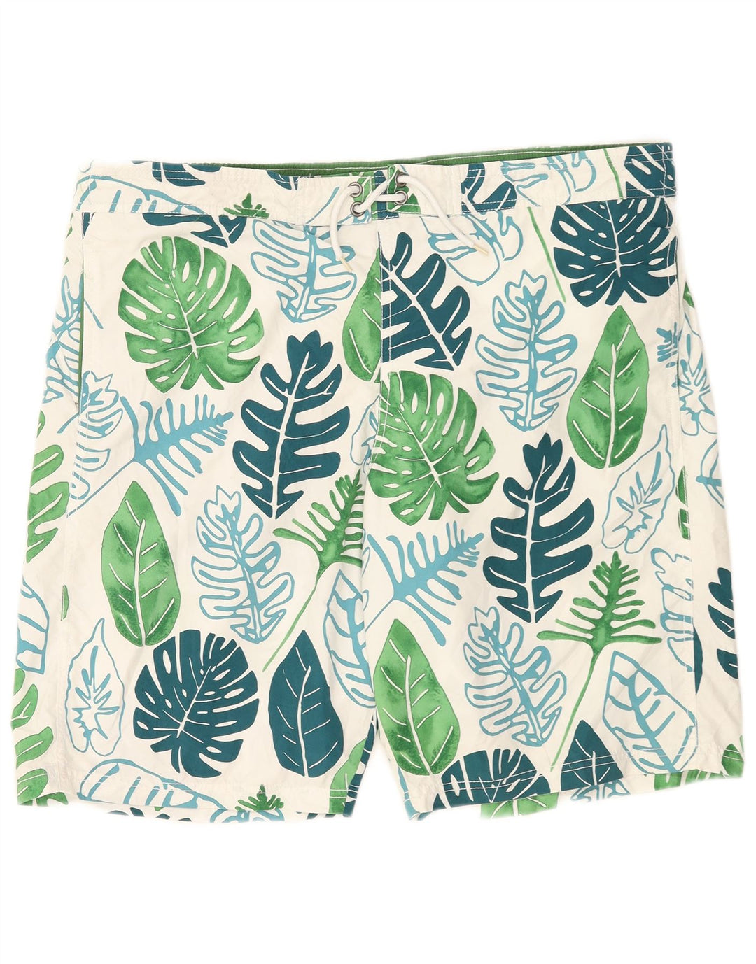 Мужские шорты для плавания Marks & Spencer Blue Harbour 2XL, белые с цветочным принтом
