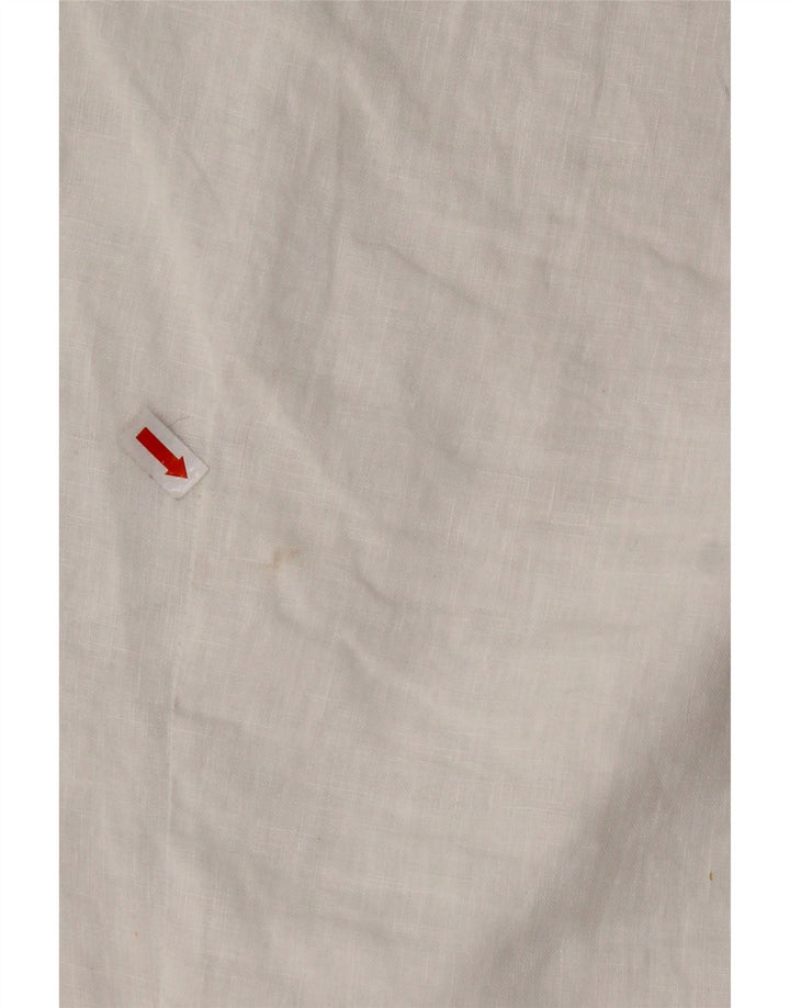 NARACAMICIE Женская блузка без рукавов, топ UK 8, маленький белый