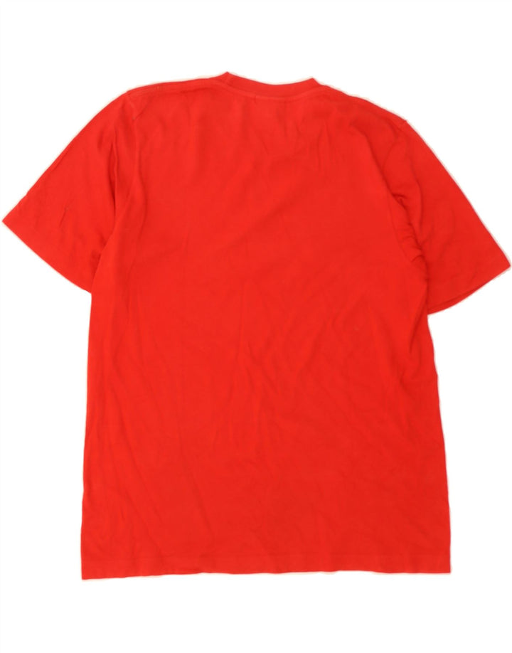 NIKE Womens Graphic T-Shirt Top UK 39/41 Medium Red Cotton Vintage Nike and Second-Hand Nike from Messina Hembry 