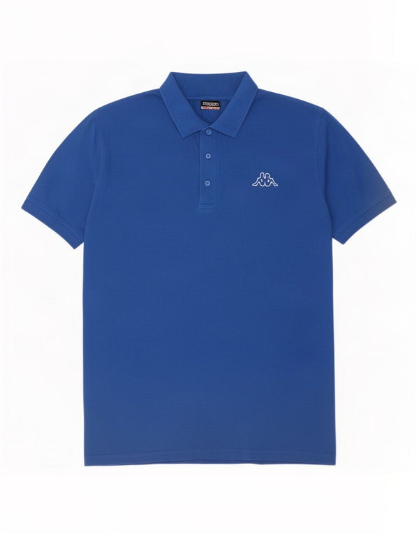 Kappa Mens Polo Shirt 3XL Blue Cotton