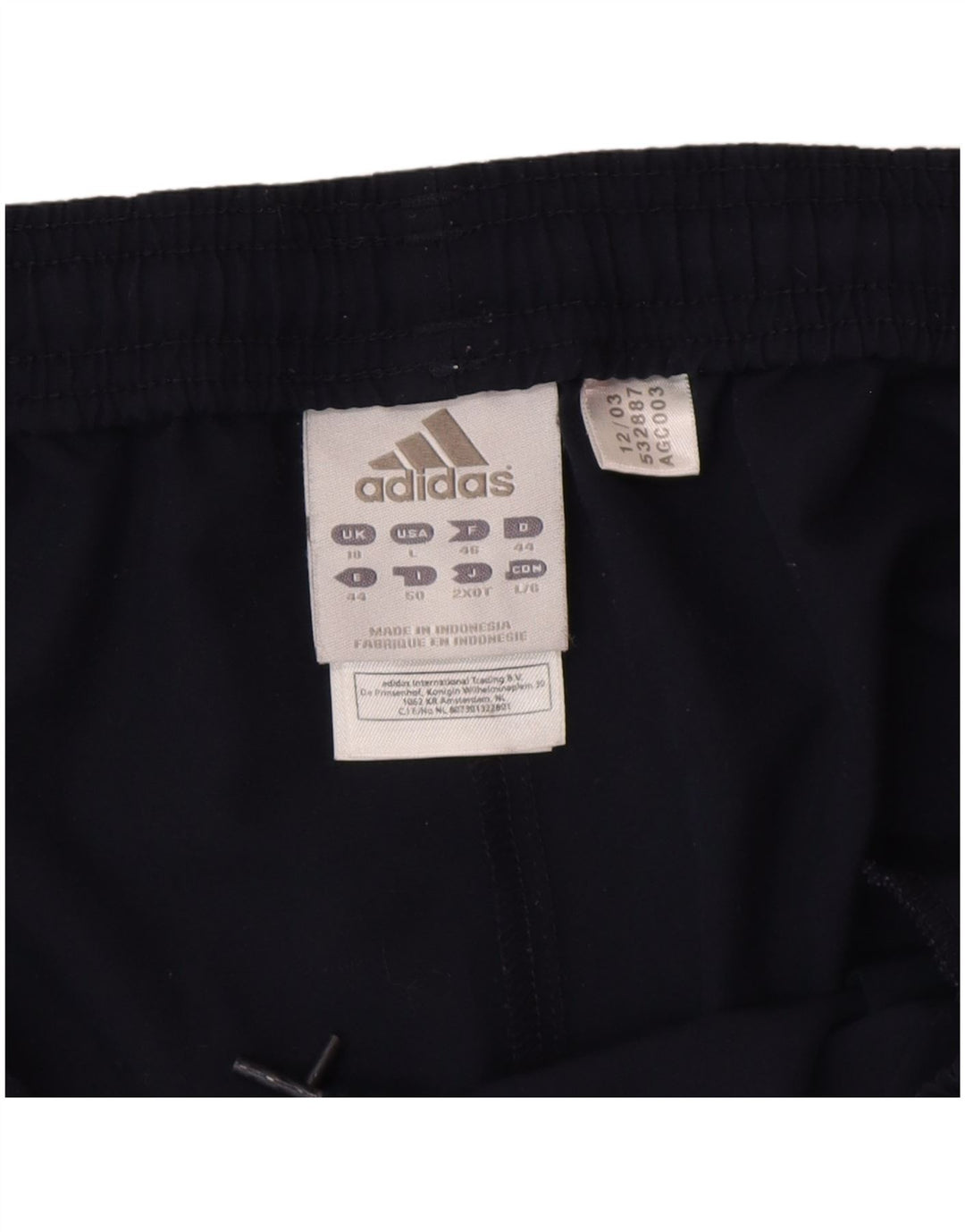 Женские спортивные шорты Adidas UK 18 XL, темно-синий полиэстер