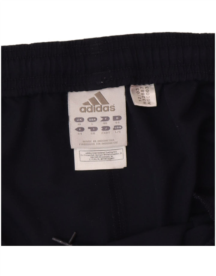 Женские спортивные шорты Adidas UK 18 XL, темно-синий полиэстер