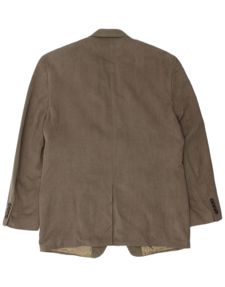 Мужской пиджак на двух пуговицах Ralph Lauren UK 42 XL Хаки "гусиные лапки"