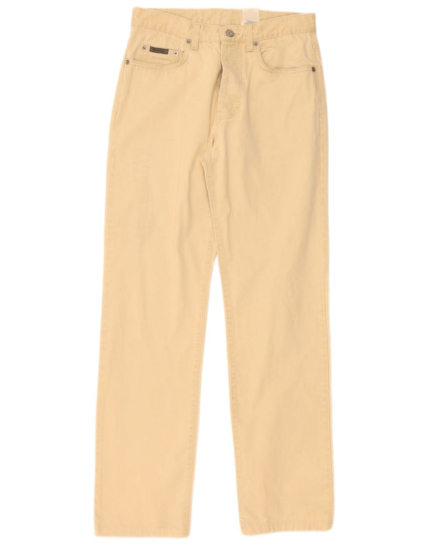 Мужские прямые джинсы Calvin Klein W30 L30, бежевый хлопок
