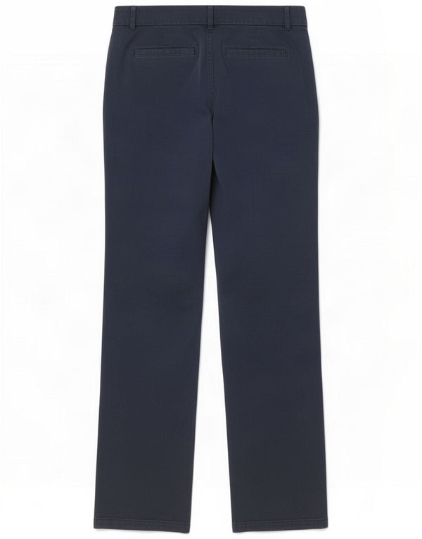 Dockers Женские прямые повседневные брюки США 12, большие W32 L32 Темно-синие