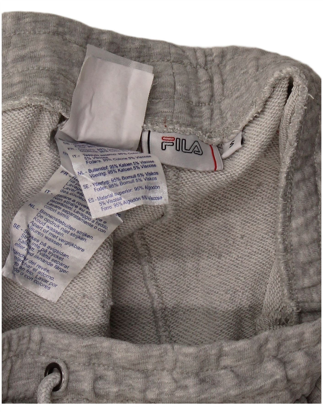 Мужские спортивные брюки FILA, брюки для бега, маленькие серые хлопковые крапинки