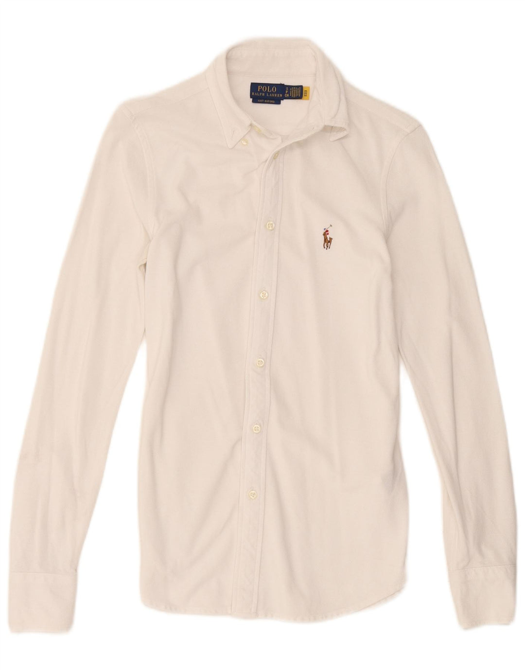 Мужская рубашка Polo Ralph Lauren, маленькая белая, хлопковая