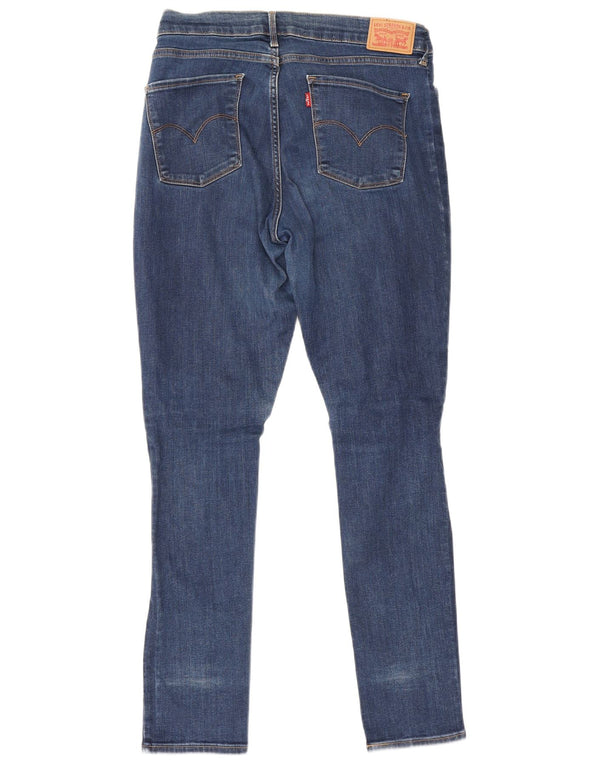 Женские джинсы скинни Levi's W32 L30 синие, хлопок