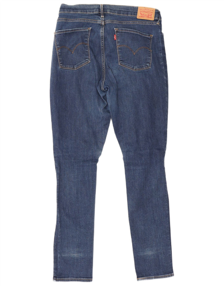 Женские джинсы скинни Levi's W32 L30 синие, хлопок
