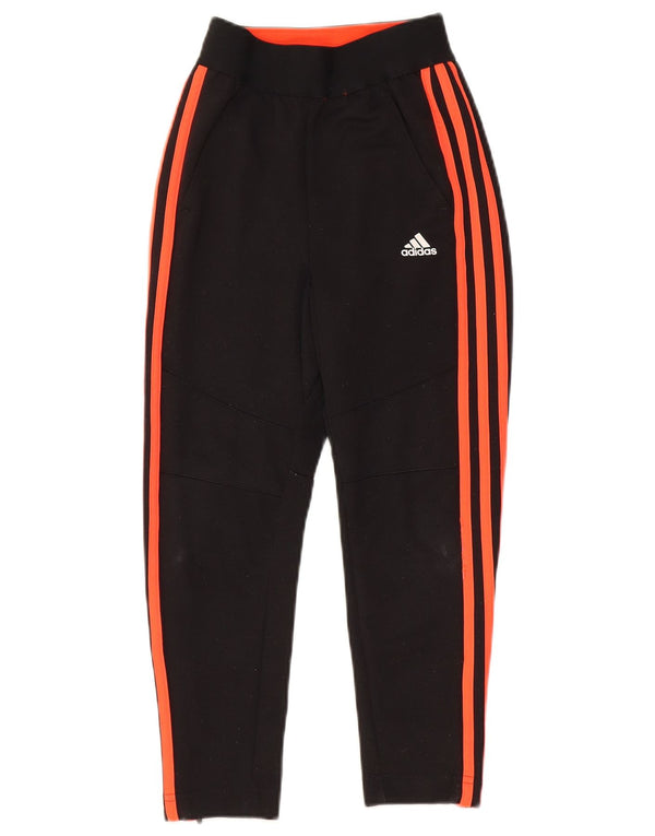 Adidas Boys Climalite Tracksuit Trousers 7-8 Years  Black Polyester