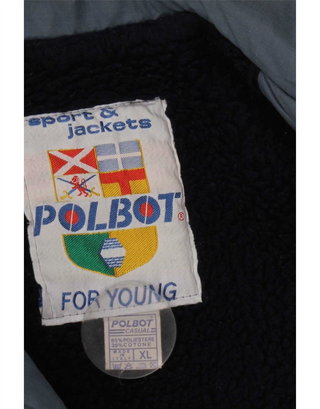 Мужская куртка-бомбер Polbot UK 42 XL, синий полиэстер