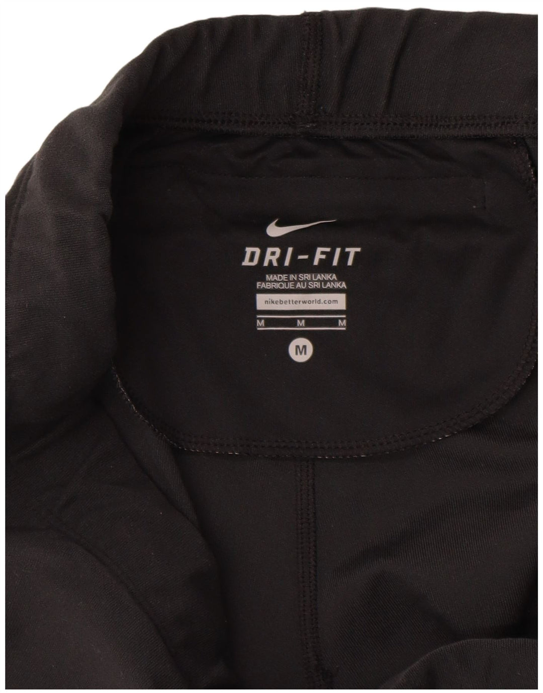 Женские леггинсы с рисунком NIKE Dri Fit UK 12, средние, черные