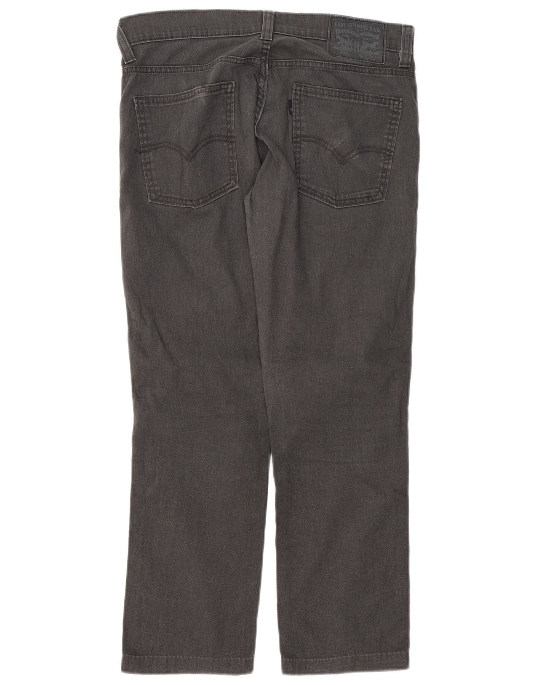 Мужские узкие джинсы Levi's W30 L27 Серые хлопковые