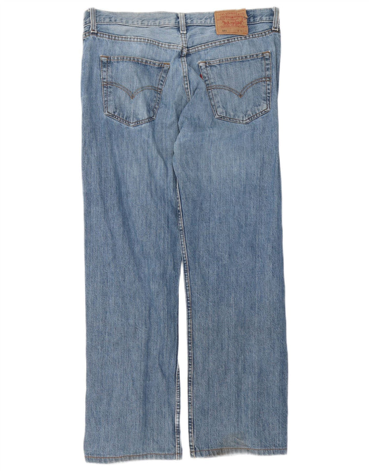 Мужские прямые джинсы Levi's 501 W38 L30 синие, хлопок