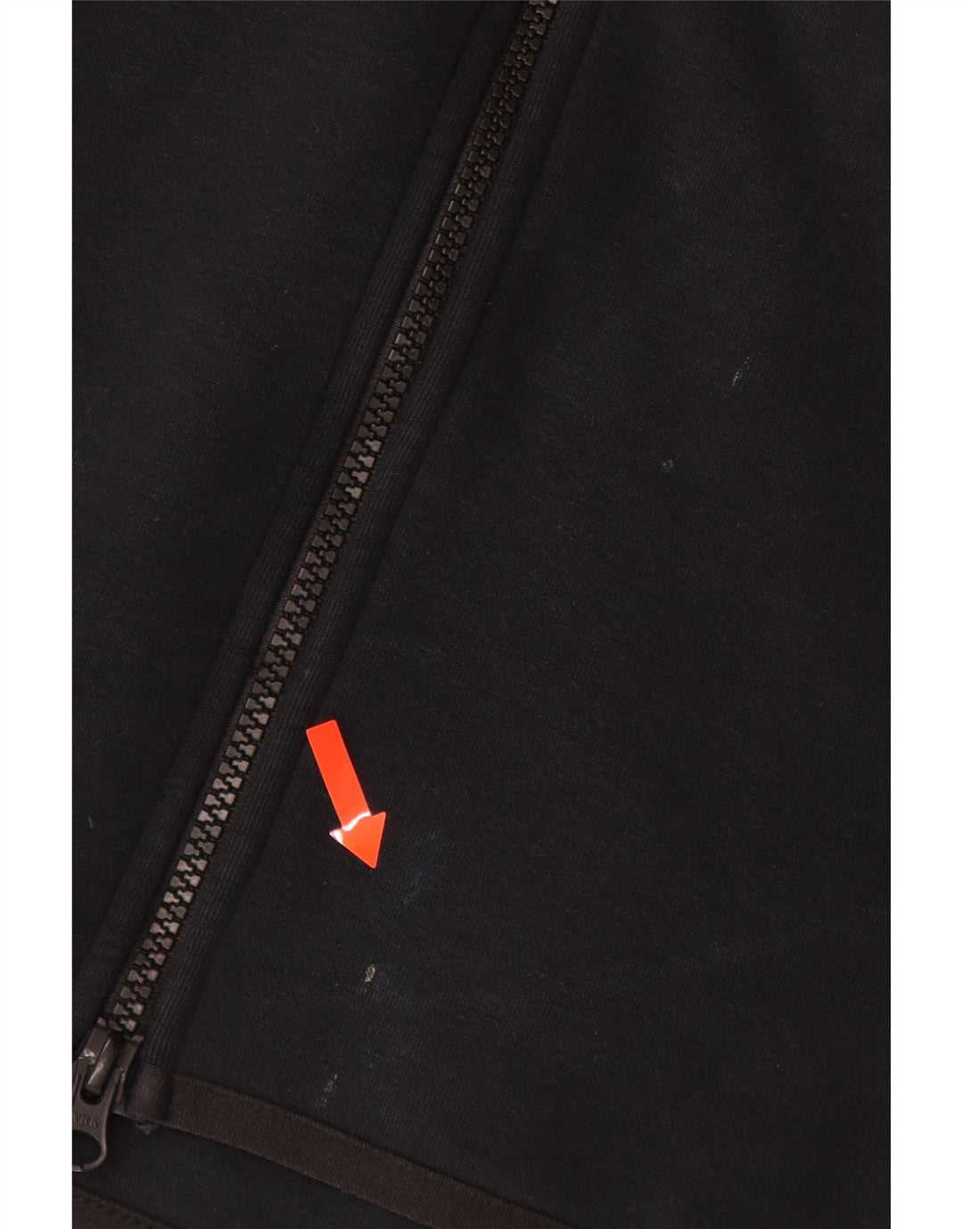 Мужской свитер с капюшоном на молнии NIKE, средний черный, хлопковый